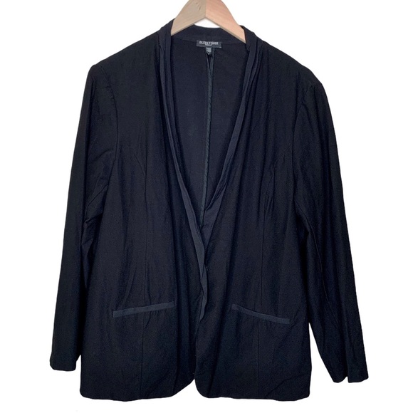 women's black blazer jacket plus size